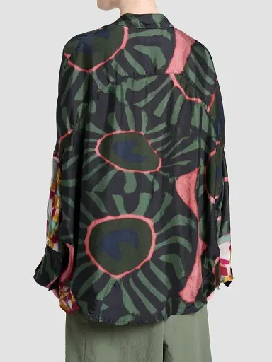 Dries Van Noten Women's Casia Printed Fluid Shirt | Thumbnail 3 Dries Van Noten Women's Casia Printed Fluid Shirt | Thumbnail 3