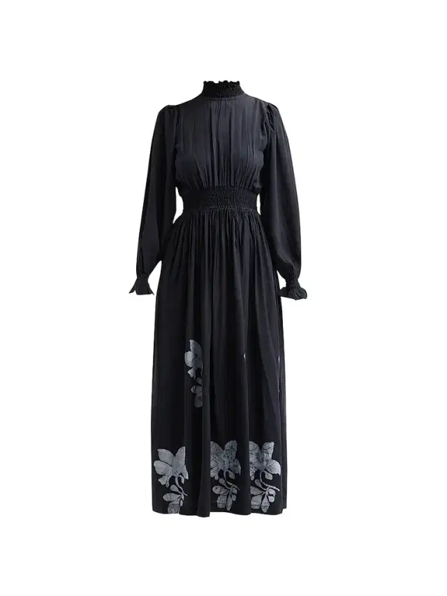 Elisamama Women's Abike Floral Turtleneck Midi-Dress