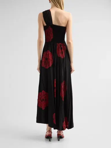 Elisamama Women's Bukola Tie-Dye One-Shoulder Maxi Dress | Thumbnail 3 Elisamama Women's Bukola Tie-Dye One-Shoulder Maxi Dress | Thumbnail 3