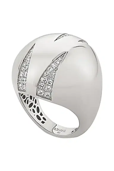 ASHAHA Diamond Kim Dome Ring | Thumbnail 3