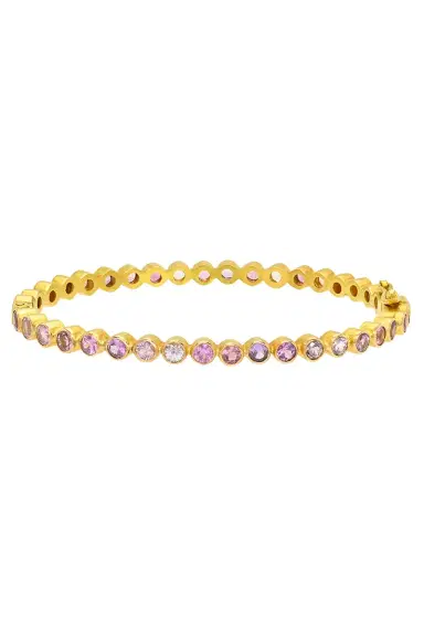 CAMILLE BEINHORN Pink Sapphire Bezel Bracelet | Thumbnail 1