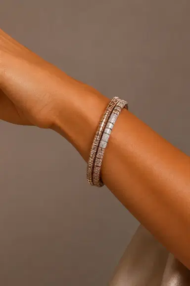 BENOI Brown Diamond Ombre Double Rope Bracelet | Thumbnail 2 BENOI Brown Diamond Ombre Double Rope Bracelet | Thumbnail 2