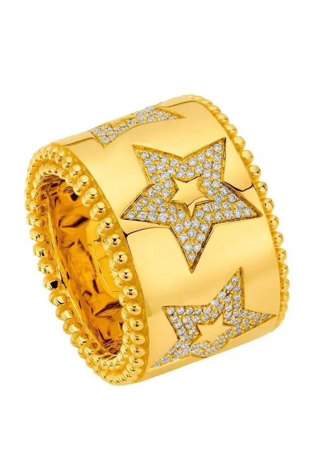 BUDDHA MAMA Diamond Star Band Ring