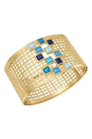 CAROL KAUFFMANN Blue Topaz Net Bracelet | Thumbnail 1