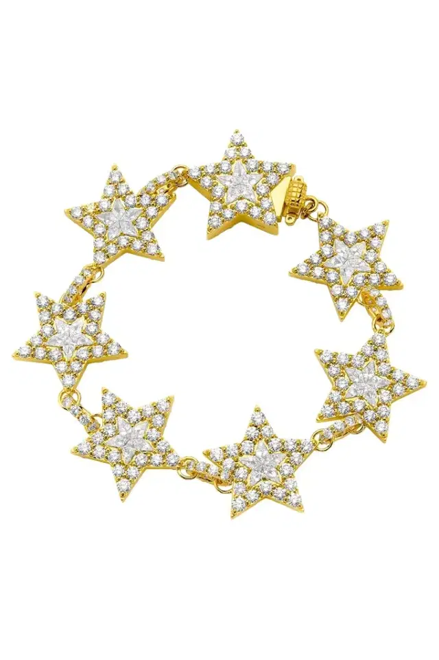 BUDDHA MAMA Diamond Double Sided Star Bracelet