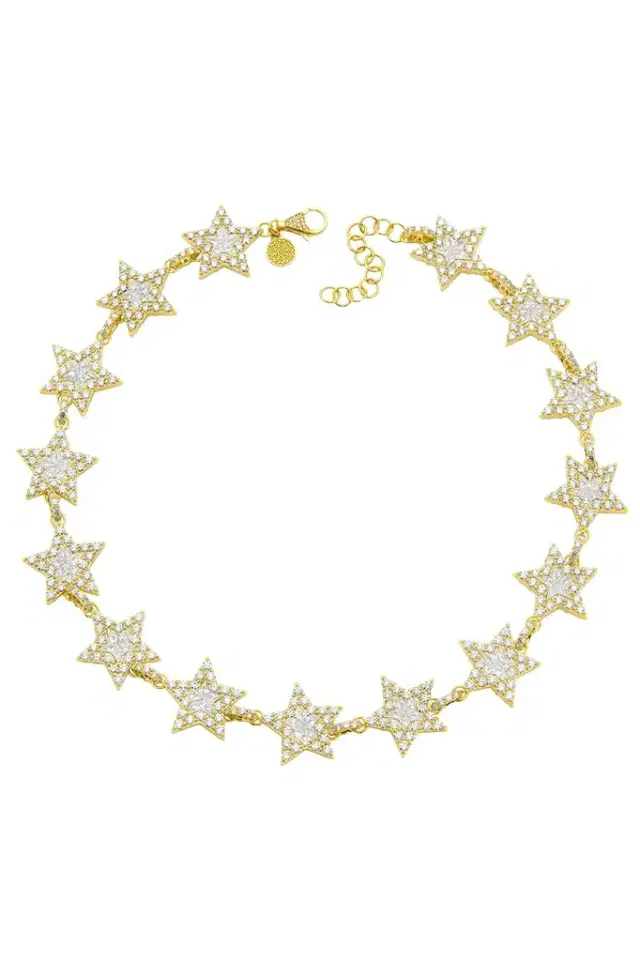 BUDDHA MAMA Diamond Double Sided Star Necklace