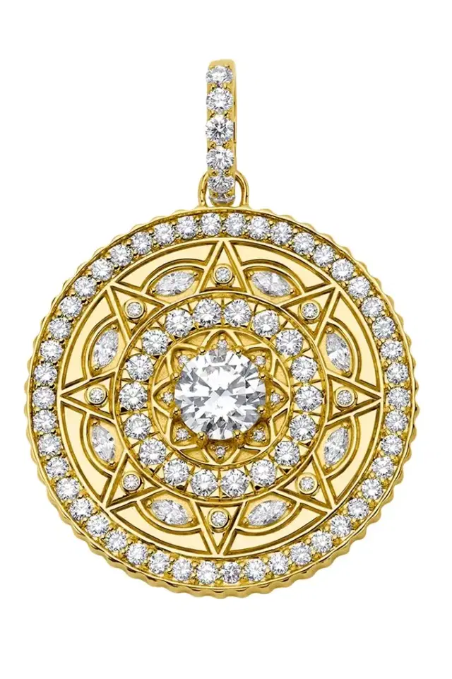 BUDDHA MAMA Diamond Mandala Pendant