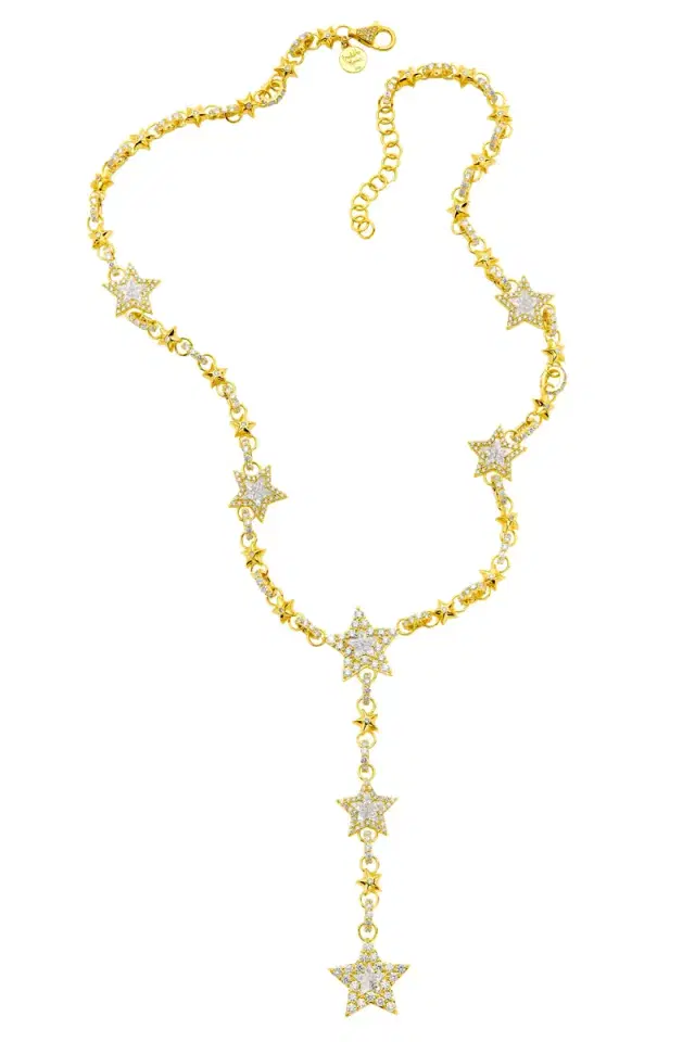 BUDDHA MAMA Diamond Star Rosary Necklace