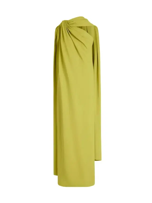 Oscar de la Renta Drape Detailed Georgette Caftan