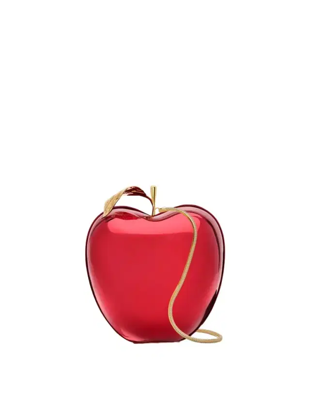 Oscar de la Renta Apple Minaudière