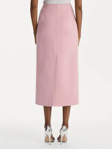 Oscar de la Renta Wool Pencil Skirt | Thumbnail 4
