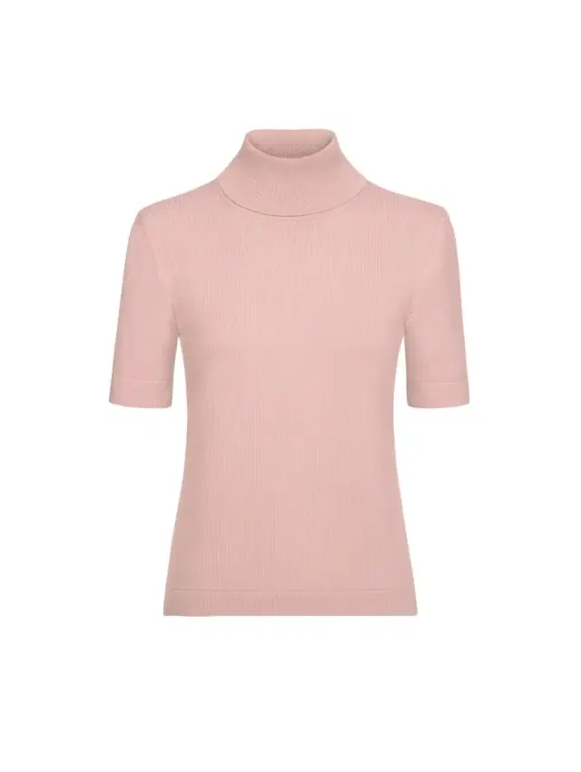 Oscar de la Renta Turtleneck Wool Short-Sleeve Pullover