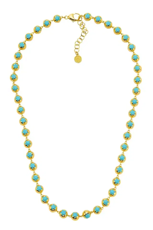 BUDDHA MAMA Sky Blue Reverse Star Necklace
