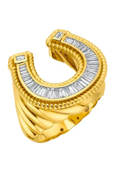 BUDDHA MAMA Diamond Horseshoe Signet Ring | Thumbnail 2 BUDDHA MAMA Diamond Horseshoe Signet Ring | Thumbnail 2