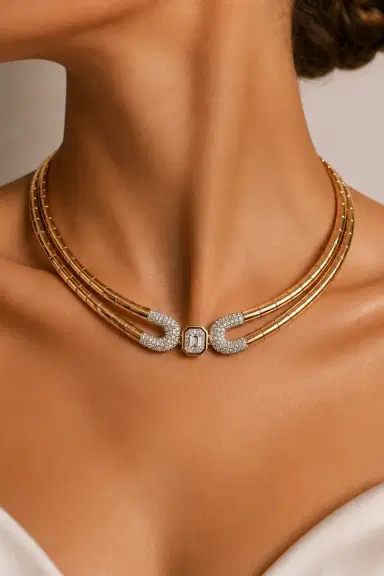 BENOI Diamond Rope Choker Necklace | Thumbnail 2 BENOI Diamond Rope Choker Necklace | Thumbnail 2