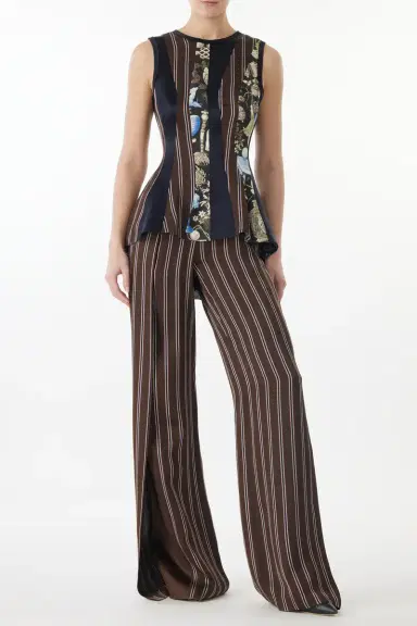 Jason Wu Collection MIXED-MEDIA PANELED SLEEVELESS TOP | Thumbnail 3 Jason Wu Collection MIXED-MEDIA PANELED SLEEVELESS TOP | Thumbnail 3