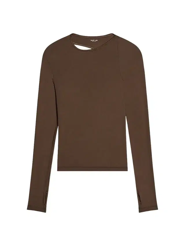 Helmut Lang Women's Asymmetrical Cut-Out Jersey Top