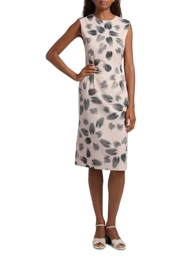 Dries Van Noten Women's Delavina Floral Midi-Dress | Thumbnail 3 Dries Van Noten Women's Delavina Floral Midi-Dress | Thumbnail 3