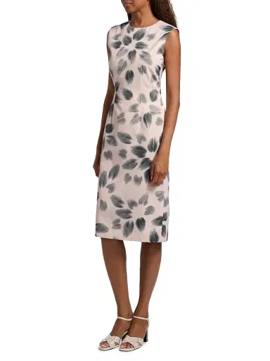 Dries Van Noten Women's Delavina Floral Midi-Dress | Thumbnail 4 Dries Van Noten Women's Delavina Floral Midi-Dress | Thumbnail 4