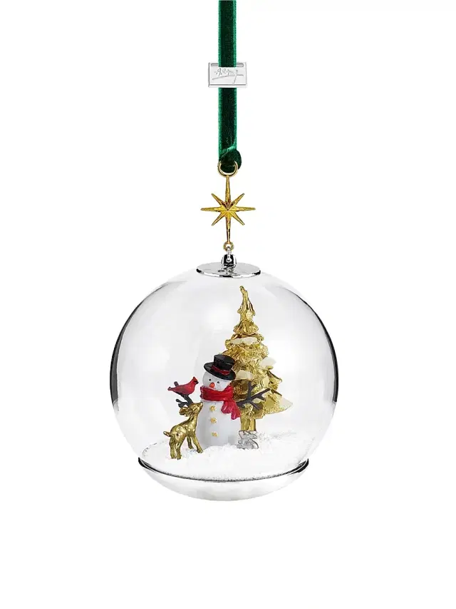 Michael Aram Holiday Snow Globe Ornament
