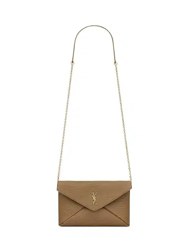 Saint Laurent Women's Cassandre Small Chain Pouch in Lambskin | Thumbnail 1 Saint Laurent Women's Cassandre Small Chain Pouch in Lambskin | Thumbnail 1