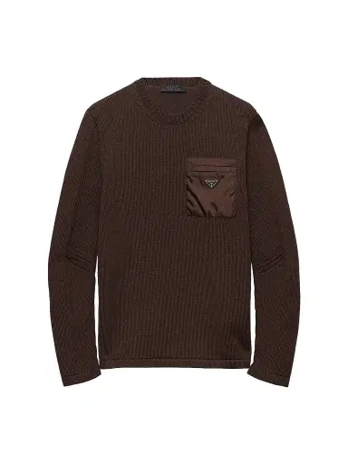 Prada Men's Wool Sweater | Thumbnail 1 Prada Men's Wool Sweater | Thumbnail 1