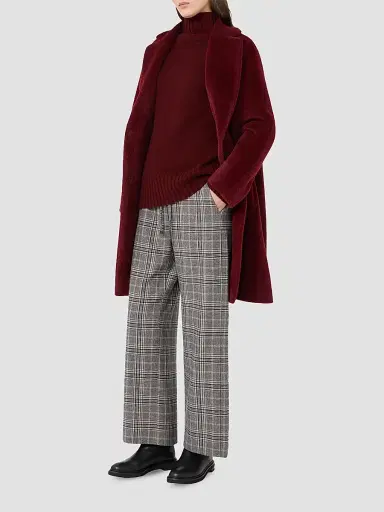 Max Mara Women's Wool and Cashmere Yarn Polo Neck Sweater | Thumbnail 2 Max Mara Women's Wool and Cashmere Yarn Polo Neck Sweater | Thumbnail 2