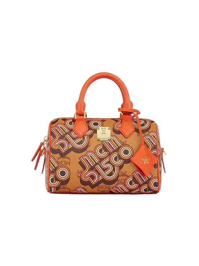 MCM Women's Ella Boston Small Visetos Bag