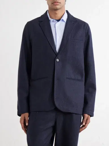 Folk Assembly Mélange Wool-Blend Suit Jacket - Men | Thumbnail 3 Folk Assembly Mélange Wool-Blend Suit Jacket - Men | Thumbnail 3