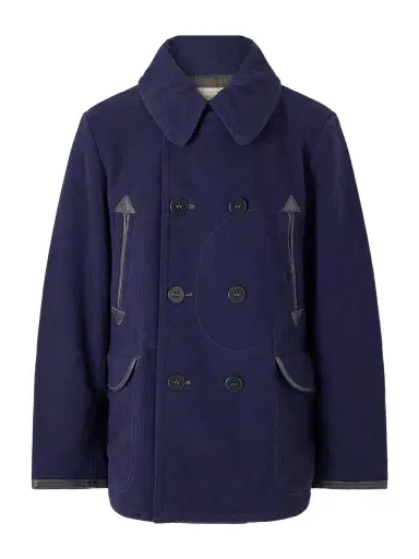 RRL Leather-Trimmed Wool-Blend Coat - Men | Thumbnail 1