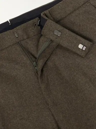 Sunspel Straight-Leg Wool Brushed Trousers - Men | Thumbnail 6 Sunspel Straight-Leg Wool Brushed Trousers - Men | Thumbnail 6