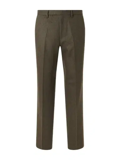 Sunspel Straight-Leg Wool Brushed Trousers - Men | Thumbnail 1 Sunspel Straight-Leg Wool Brushed Trousers - Men | Thumbnail 1