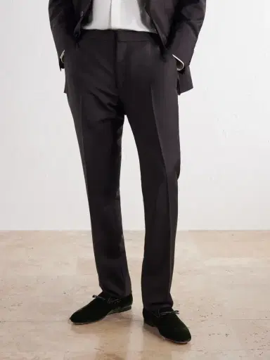 Tom Ford Scott Bow-Detailed Velvet Loafers - Men | Thumbnail 2