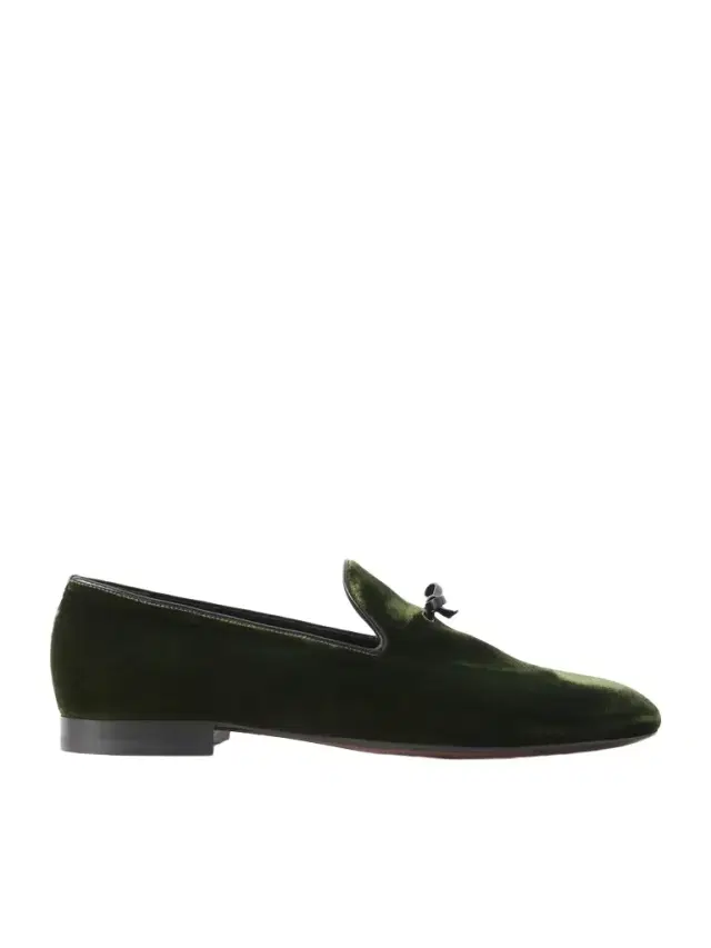 Tom Ford Scott Bow-Detailed Velvet Loafers - Men