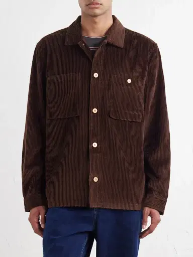 Folk Patch Cotton-Corduroy Overshirt - Men | Thumbnail 3