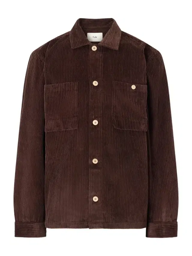 Folk Patch Cotton-Corduroy Overshirt - Men