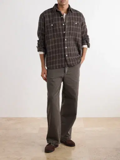 3sixteen Utility Checked Cotton-Flannel Shirt - Men | Thumbnail 2
