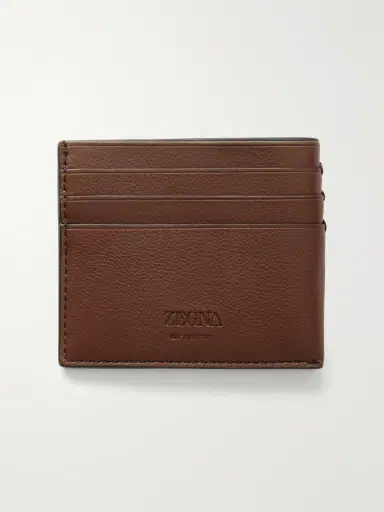 Zegna Leather Cardholder - Men | Thumbnail 2