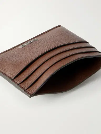 Zegna Leather Cardholder - Men | Thumbnail 4