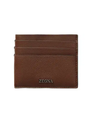 Zegna Leather Cardholder - Men | Thumbnail 1