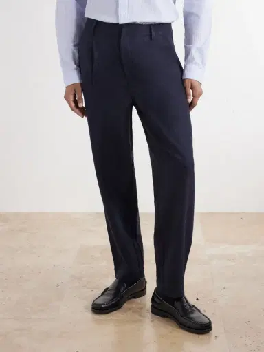 Folk Assembly Straight-Leg Mélange Wool-Blend Suit Trousers - Men | Thumbnail 3 Folk Assembly Straight-Leg Mélange Wool-Blend Suit Trousers - Men | Thumbnail 3