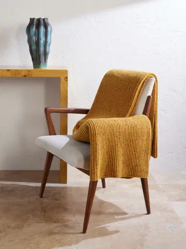 Inis Meáin Fisherman's Ribbed Wool and Cashmere-Blend Blanket - Men | Thumbnail 2