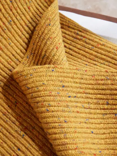 Inis Meáin Fisherman's Ribbed Wool and Cashmere-Blend Blanket - Men | Thumbnail 3
