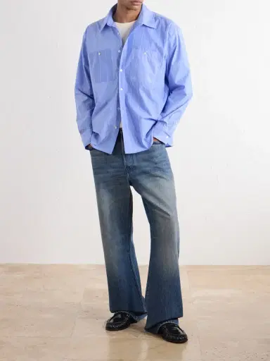 3sixteen Commuter Striped Cotton-Poplin Shirt - Men | Thumbnail 2