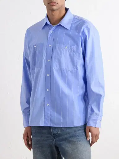 3sixteen Commuter Striped Cotton-Poplin Shirt - Men | Thumbnail 3