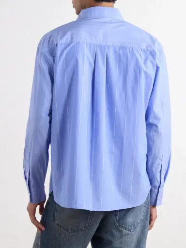 3sixteen Commuter Striped Cotton-Poplin Shirt - Men | Thumbnail 4
