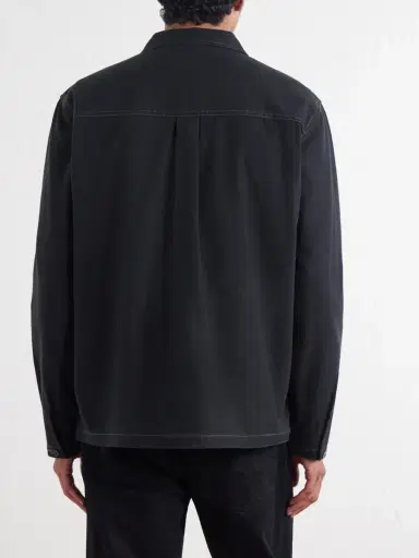 Folk Cotton-Twill Zip-Up Overshirt - Men | Thumbnail 4