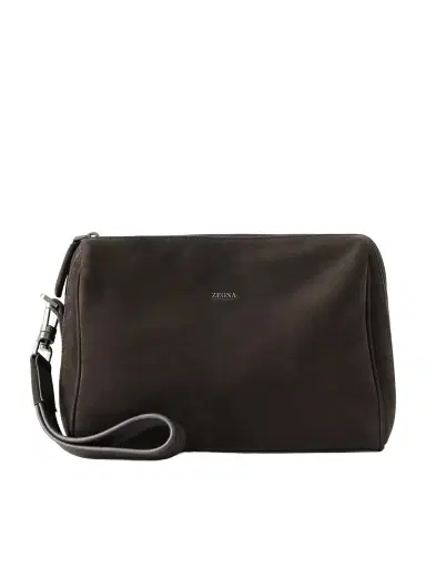 Zegna Leather Pouch - Men | Thumbnail 1