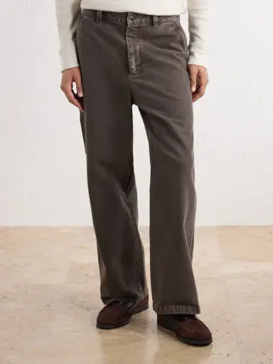 A.P.C. Dan Carpenter Wide-Leg Cotton-Canvas Trousers - Men | Thumbnail 3 A.P.C. Dan Carpenter Wide-Leg Cotton-Canvas Trousers - Men | Thumbnail 3