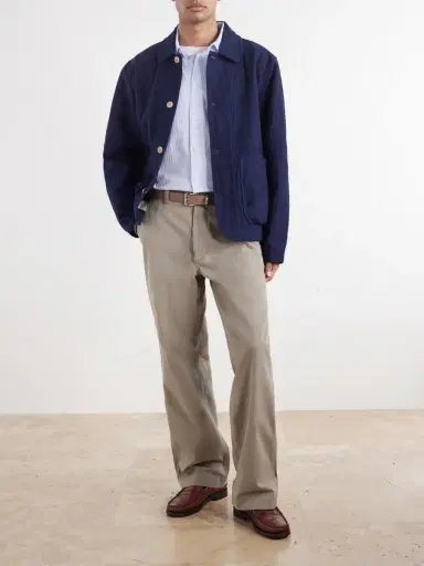 Folk Striped Seersucker Cotton Shirt - Men | Thumbnail 2
